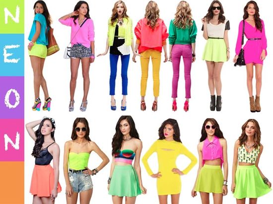 Neon Womens 80S Fashion
