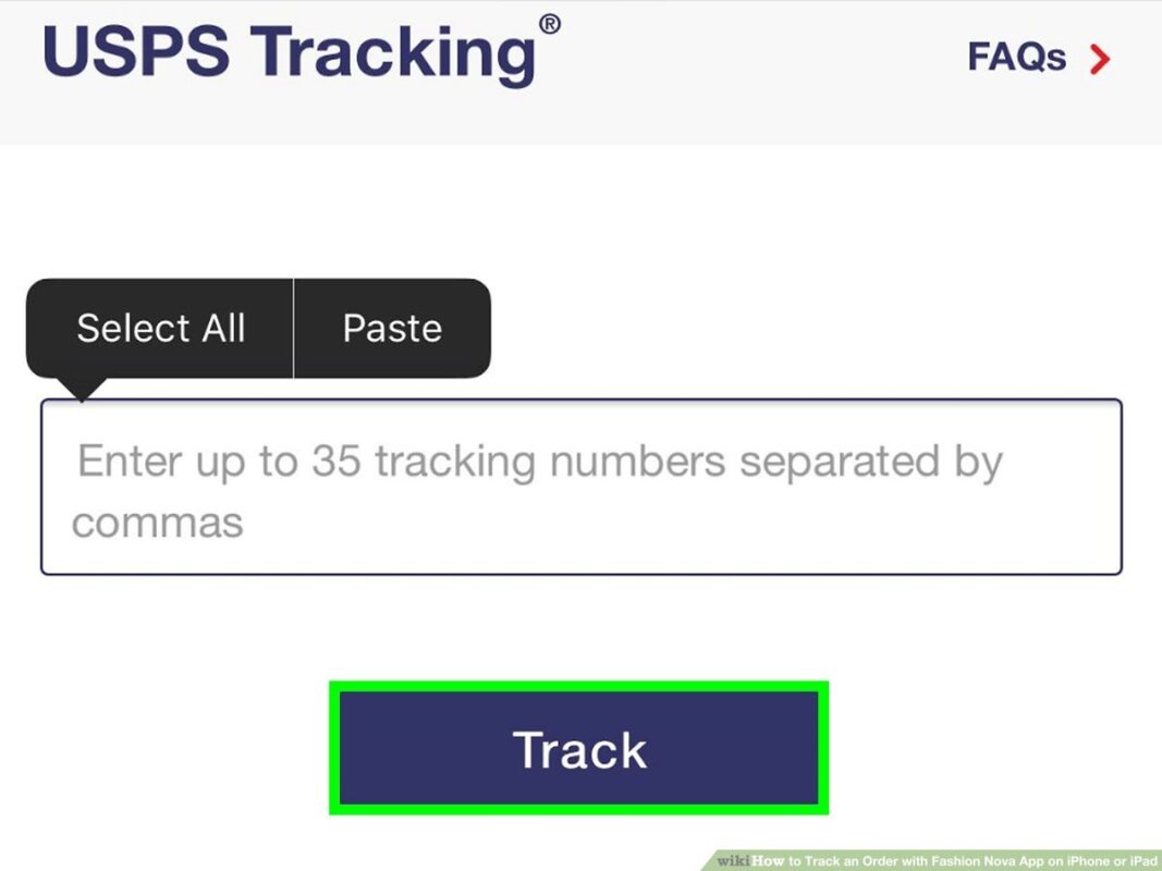 Track Fashion Nova Order